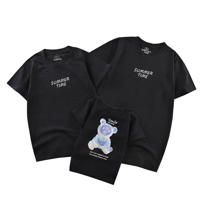 親子ペアルック/お揃い カラフルなTシャツ